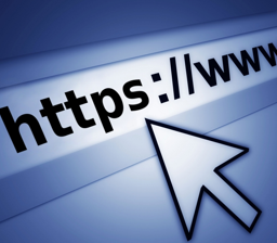 HTTPS URL in a browser address bar